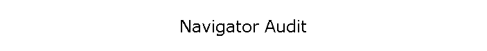 Navigator Audit